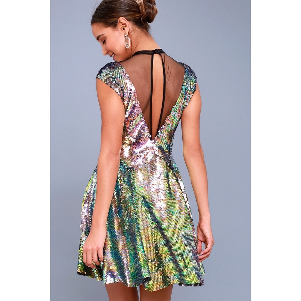 Free People Sequined Dress Sz.S - Picture 3 of 8